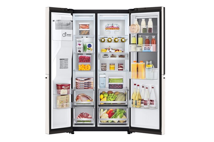 Tủ Lạnh LG Inverter 635 Lít Side By Side InstaView Door-in-Door GR-X257BG